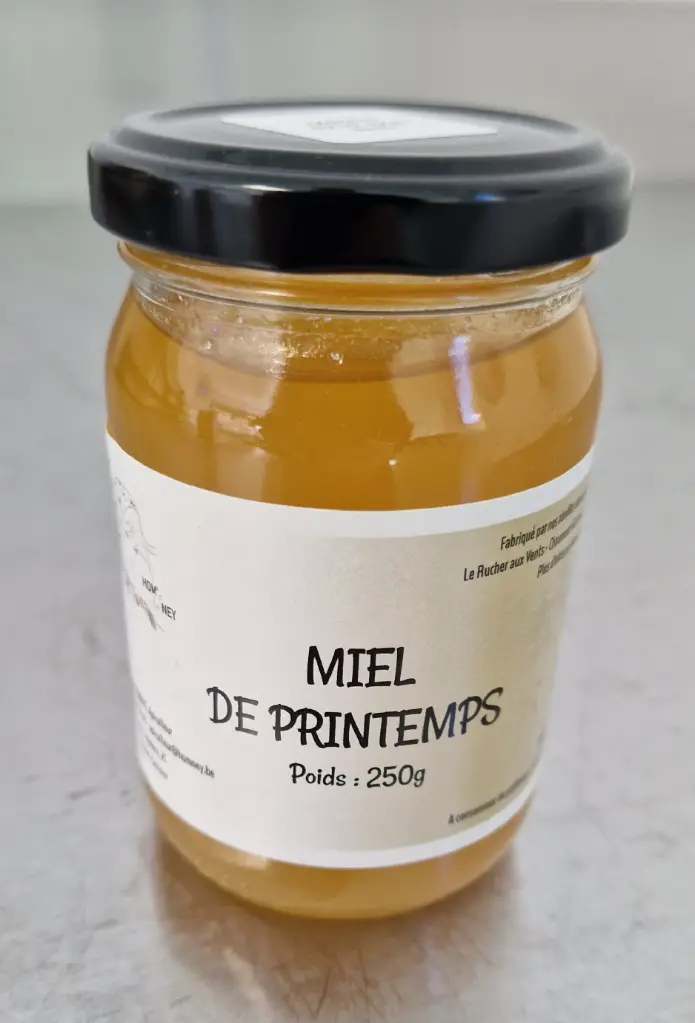 [HNM_ACG_P_250_25] Miel de printemps - 250g - Rucher aux Vents