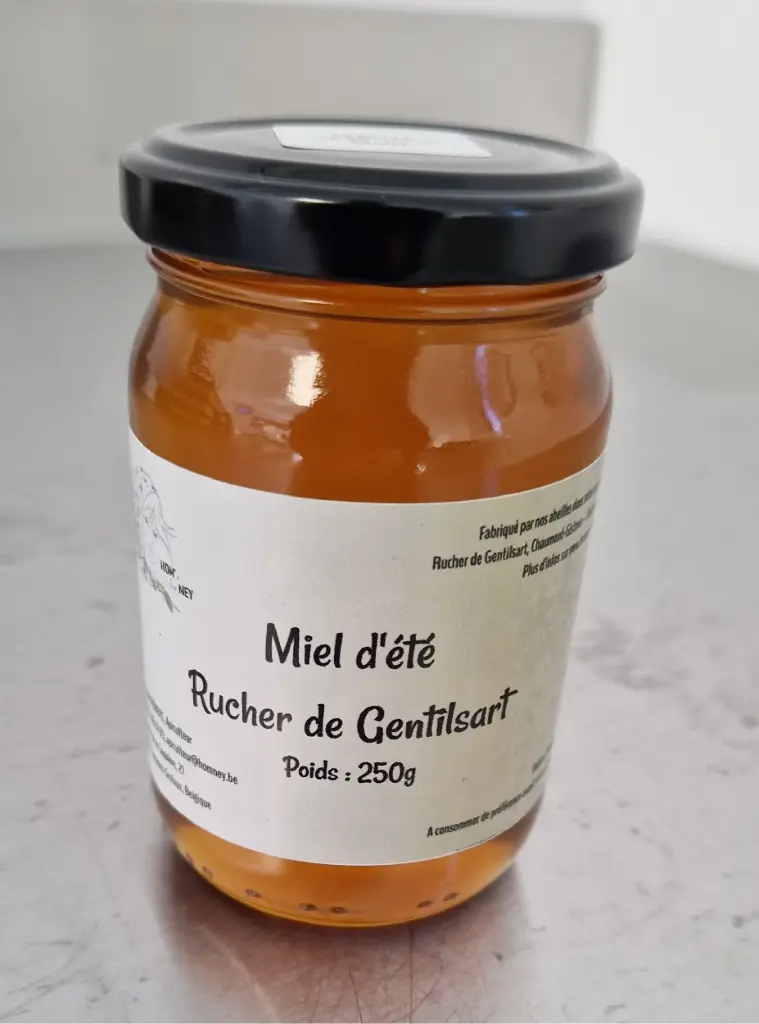 [HNM_BCG_E_250] Miel d'été - 250g - Rucher de Gentilsart