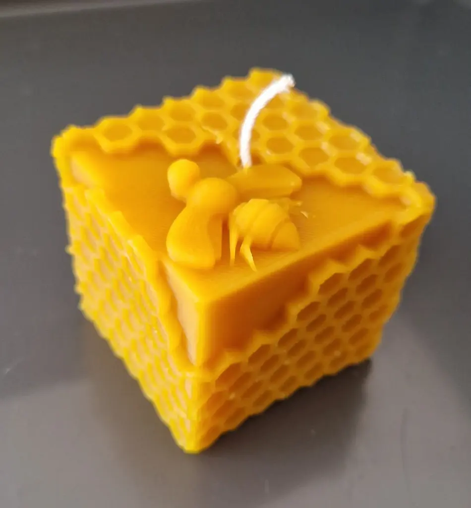 Bougie Cube d'abeilles