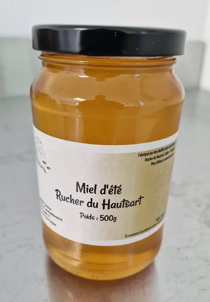 [HNM_AMEL_E_500] Miel d'été - 500g - Rucher du Hautsart
