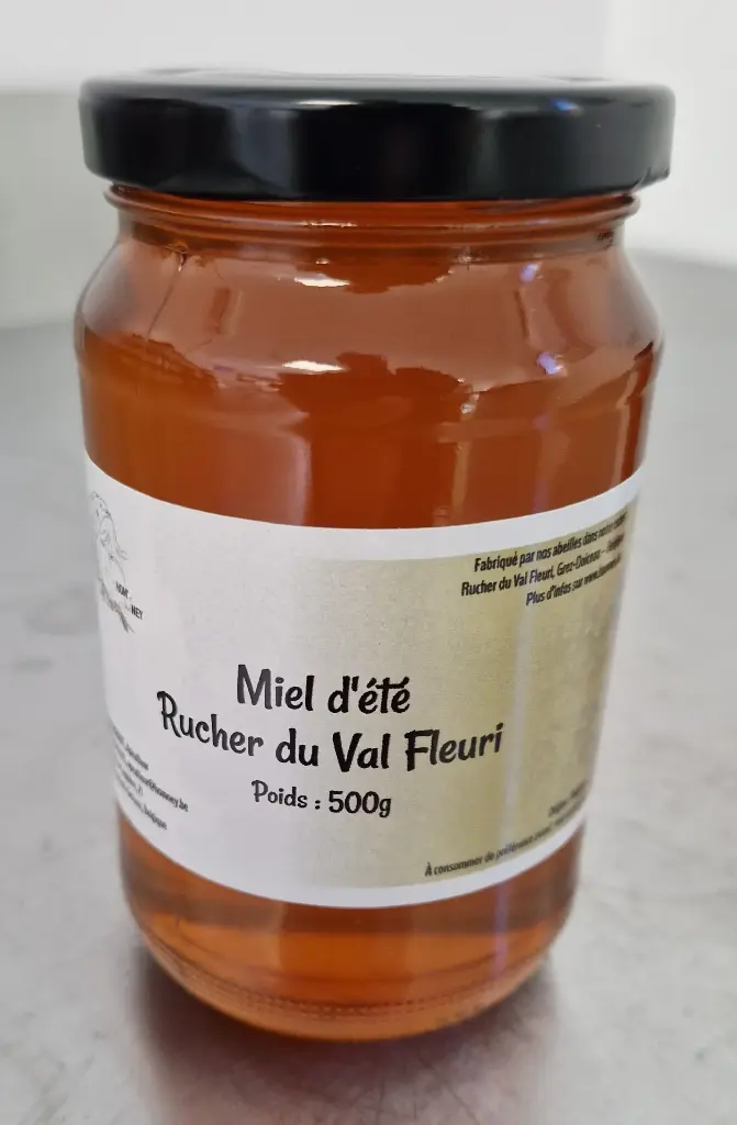 [HNM_AGD_E_500] Miel d'été - 500g - Rucher du Val Fleuri