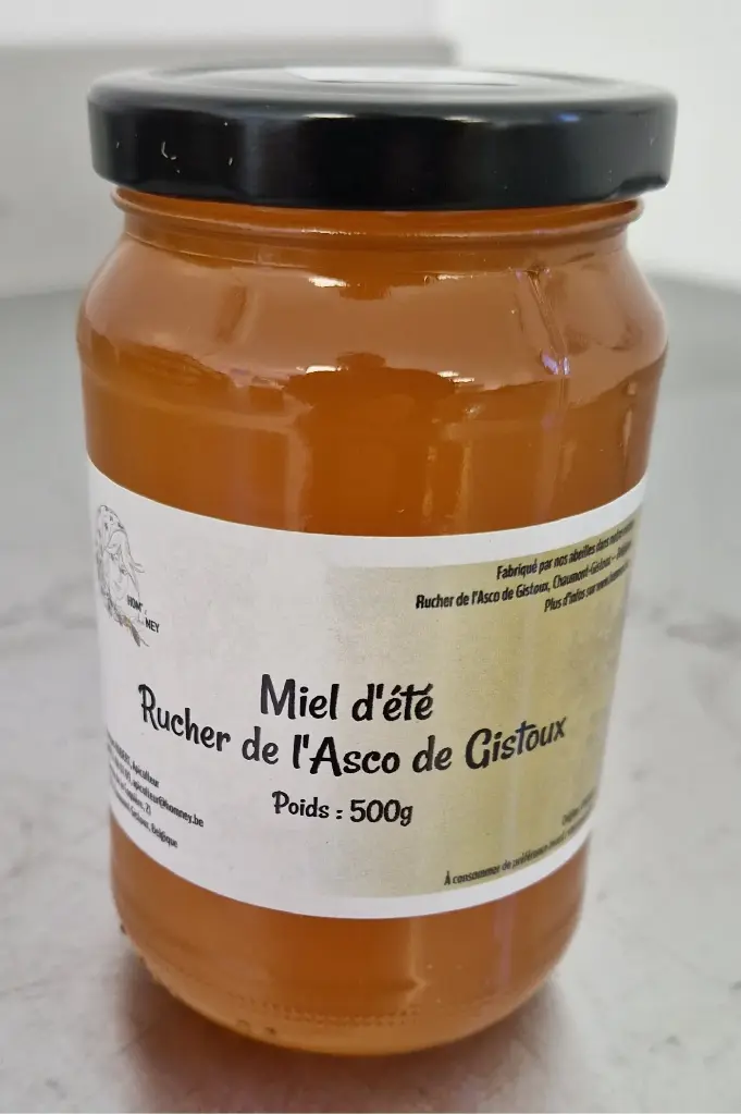 [HNM_CCG_E_500] Miel d'été - 500g - Rucher de l'Asco de Gistoux