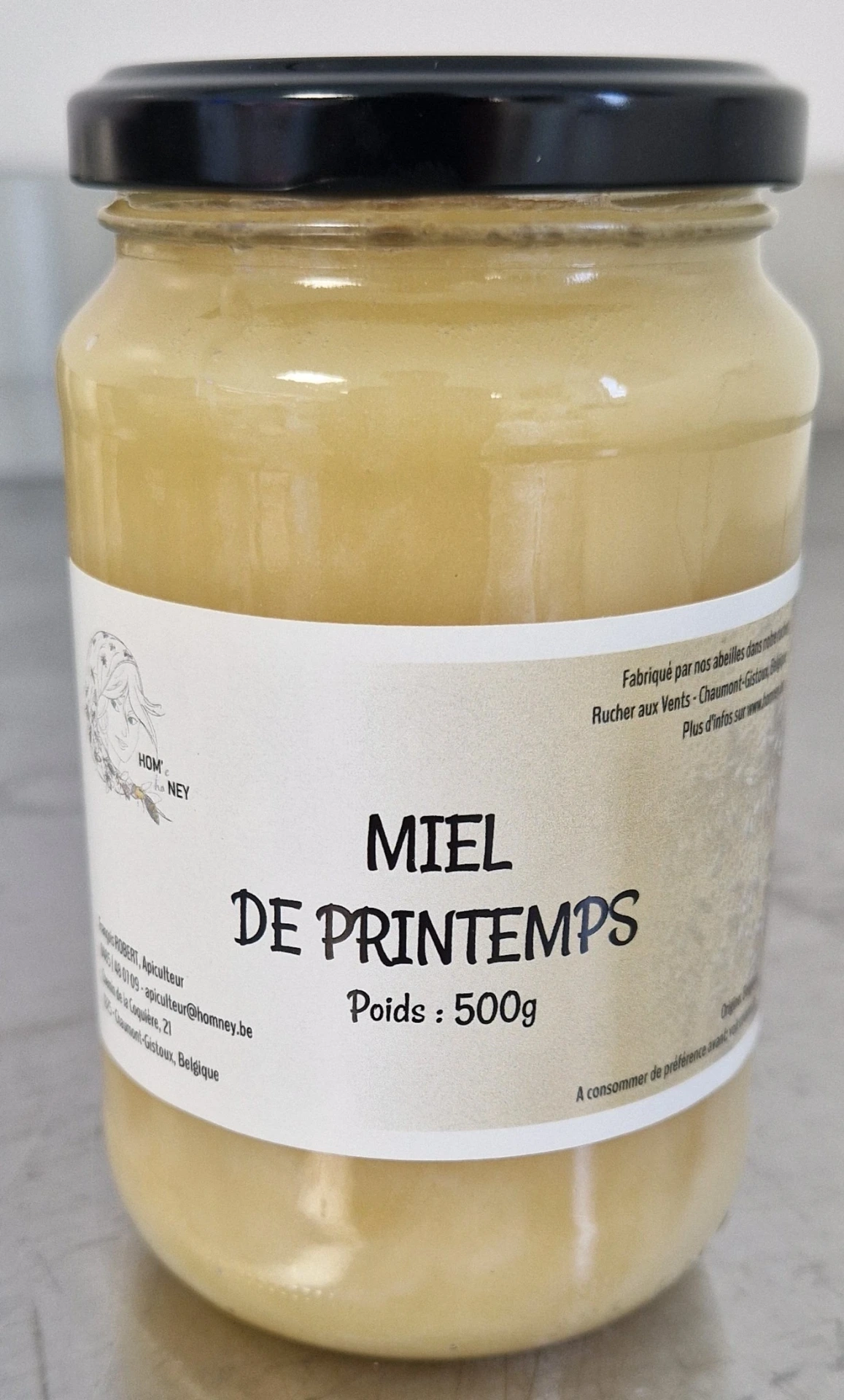 Miel de printemps - 500g - Rucher aux Vents
