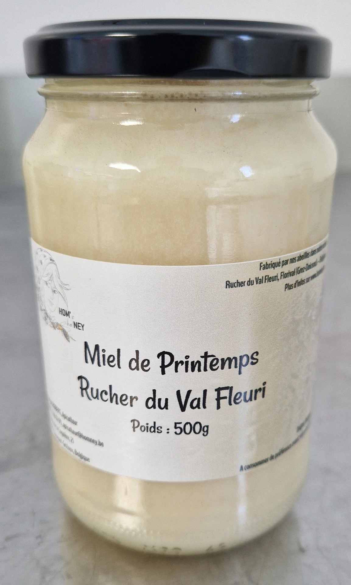 [HNM_AGD_P_500_26] Miel de printemps - 500g - Rucher du Val Fleuri