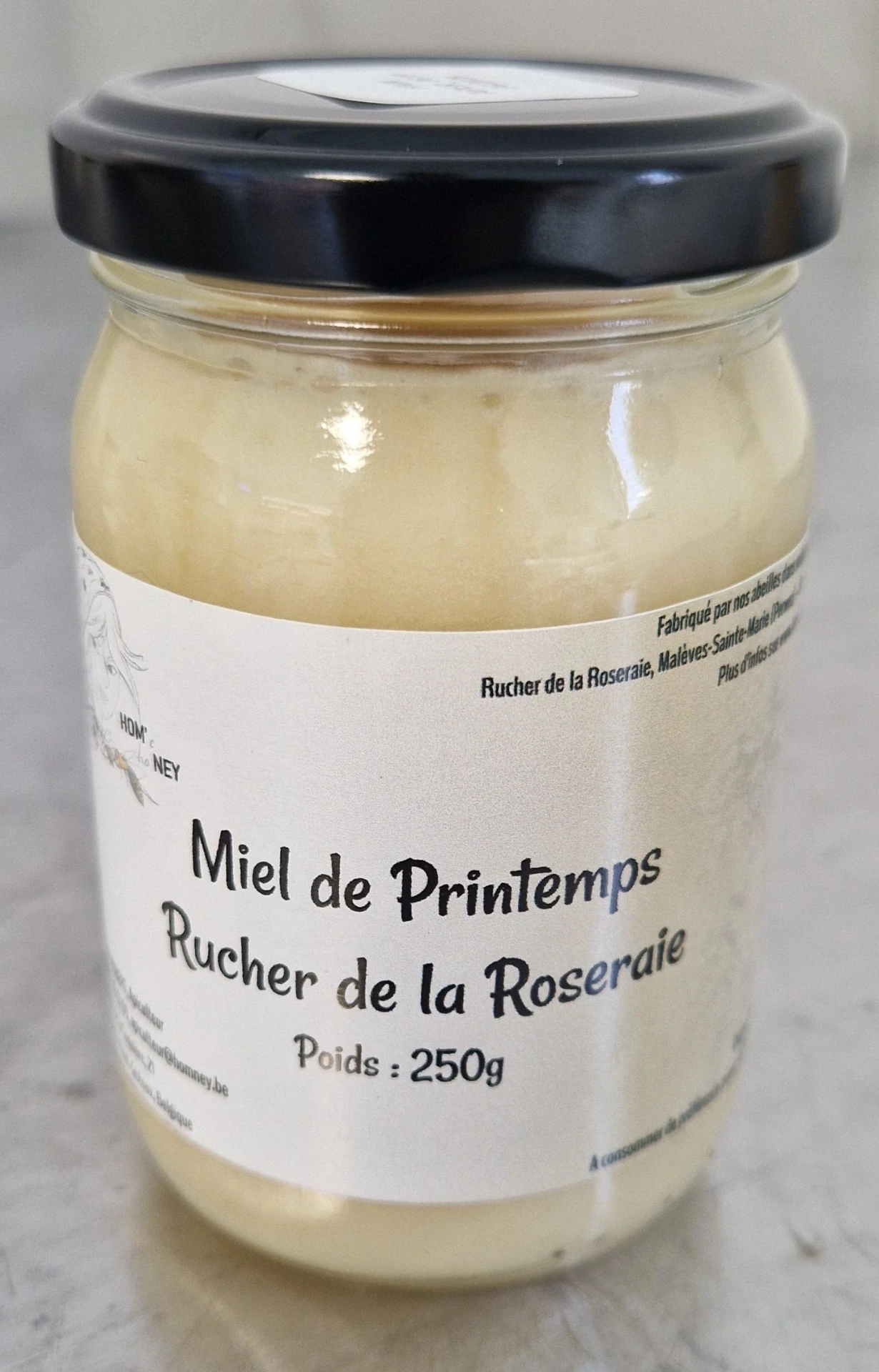 [HNM_APER_P_250_26] Miel de printemps - 250g - Rucher de la Roseraie
